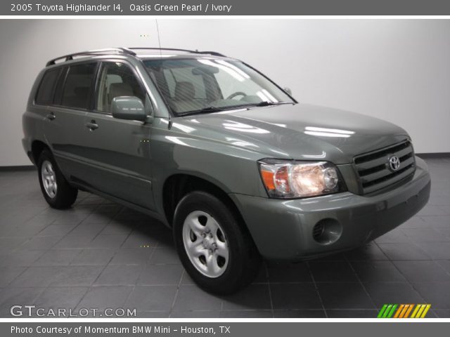 2005 Toyota Highlander I4 in Oasis Green Pearl