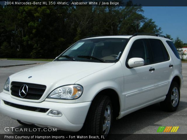 2004 Mercedes-Benz ML 350 4Matic in Alabaster White