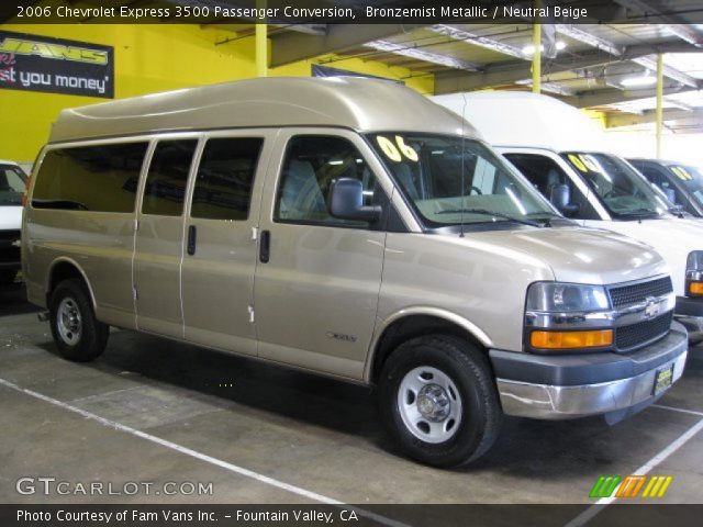 2006 Chevrolet Express 3500 Passenger Conversion in Bronzemist Metallic
