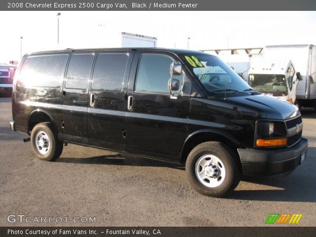 2008 Chevrolet Express 2500 Cargo Van in Black