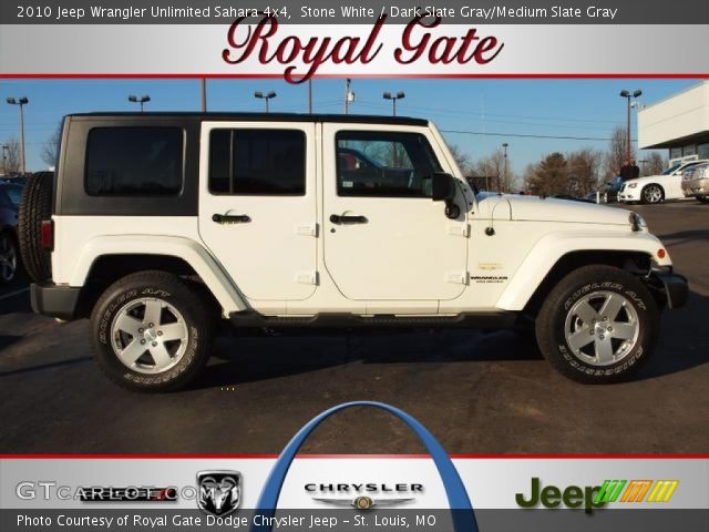 2010 Jeep Wrangler Unlimited Sahara 4x4 in Stone White