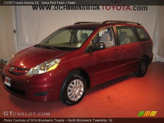 2008 Toyota Sienna CE in Salsa Red Pearl