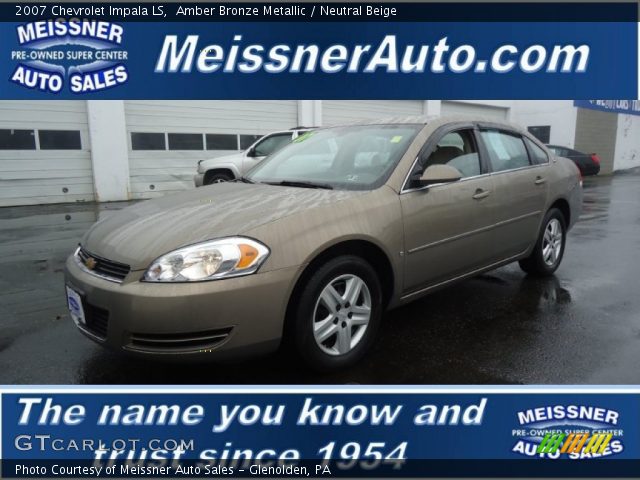 2007 Chevrolet Impala LS in Amber Bronze Metallic