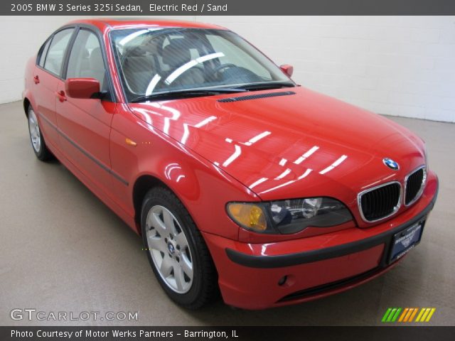 2005 BMW 3 Series 325i Sedan in Electric Red