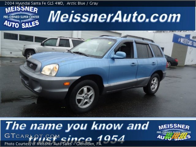 2004 Hyundai Santa Fe GLS 4WD in Arctic Blue