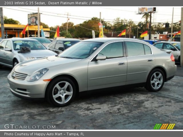 2003 Infiniti G 35 Sedan in Desert Platinum Metallic