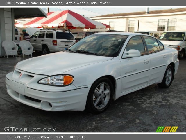 2000 Pontiac Grand Am GT Sedan in Arctic White