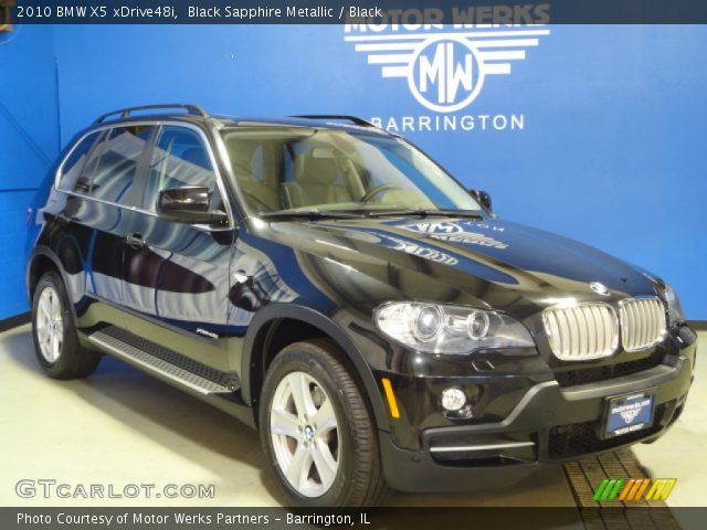 2010 BMW X5 xDrive48i in Black Sapphire Metallic