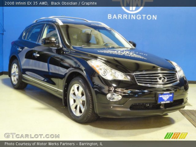 2008 Infiniti EX 35 AWD in Black Obsidian