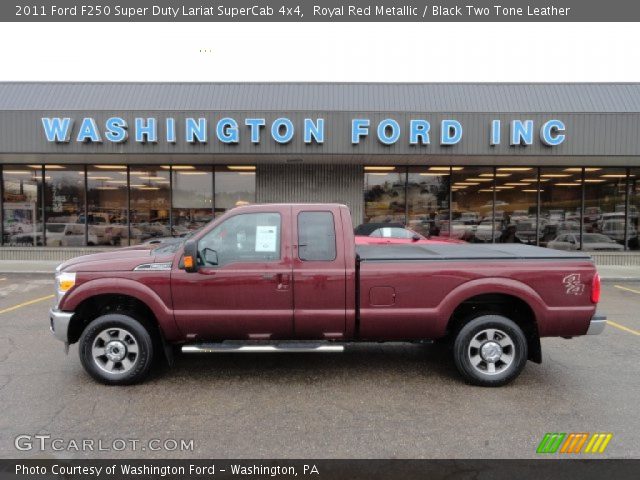 2011 Ford F250 Super Duty Lariat SuperCab 4x4 in Royal Red Metallic