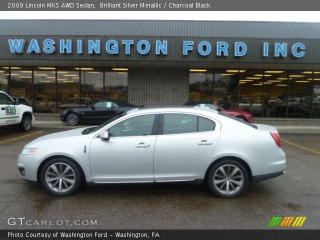 2009 Lincoln MKS AWD Sedan in Brilliant Silver Metallic