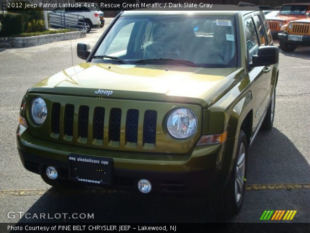 2012 Jeep Patriot Latitude 4x4 in Rescue Green Metallic