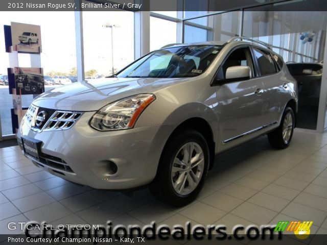 2012 Nissan Rogue SV in Brilliant Silver