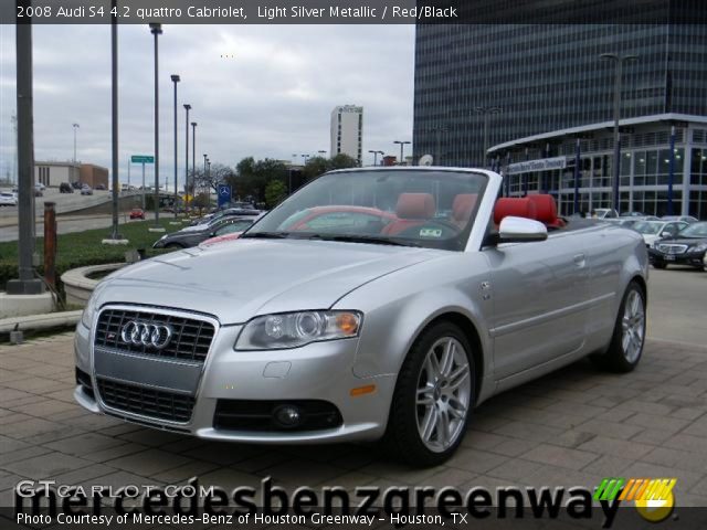 2008 Audi S4 4.2 quattro Cabriolet in Light Silver Metallic