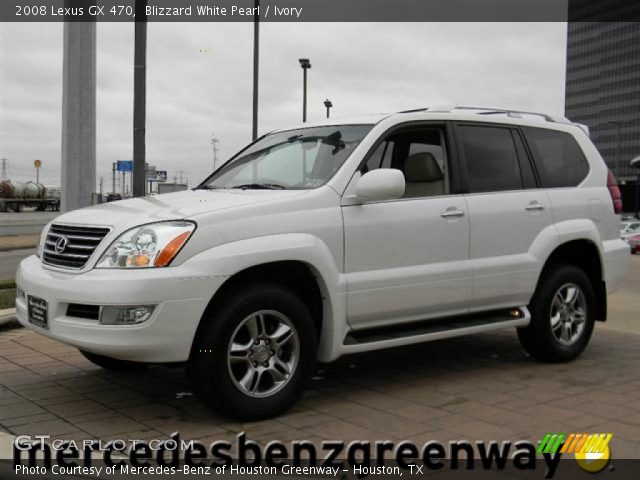 2008 Lexus GX 470 in Blizzard White Pearl