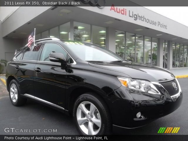 2011 Lexus RX 350 in Obsidian Black
