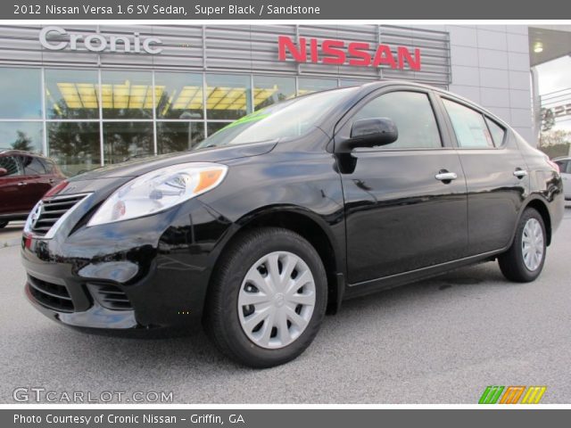 2012 Nissan Versa 1.6 SV Sedan in Super Black
