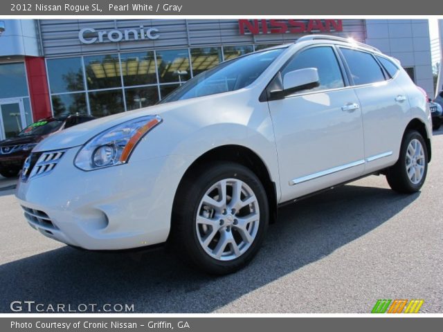 2012 Nissan Rogue SL in Pearl White