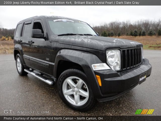 2009 Jeep Liberty Rocky Mountain Edition 4x4 in Brilliant Black Crystal Pearl