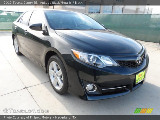 2012 Toyota Camry SE in Attitude Black Metallic