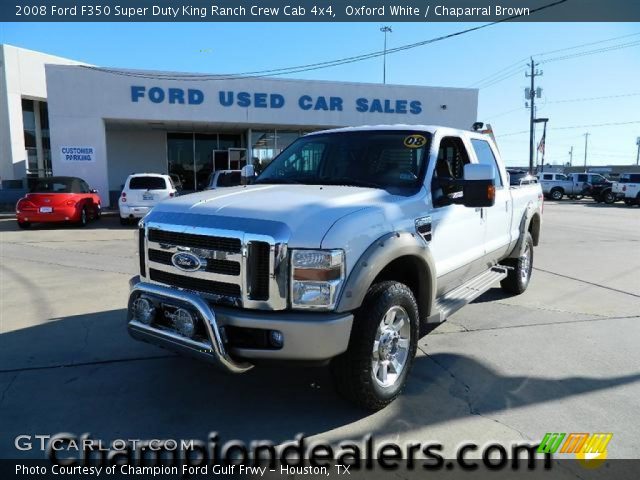 2008 Ford F350 Super Duty King Ranch Crew Cab 4x4 in Oxford White