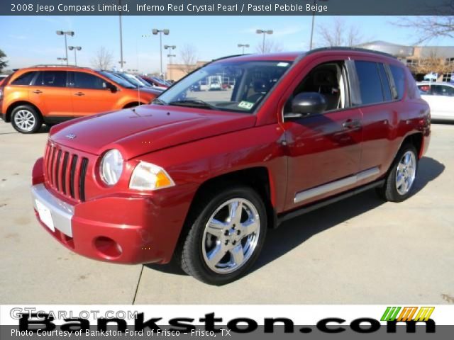 2008 Jeep Compass Limited in Inferno Red Crystal Pearl