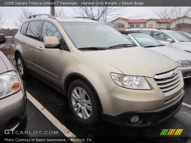 2008 Subaru Tribeca Limited 7 Passenger in Harvest Gold Metallic