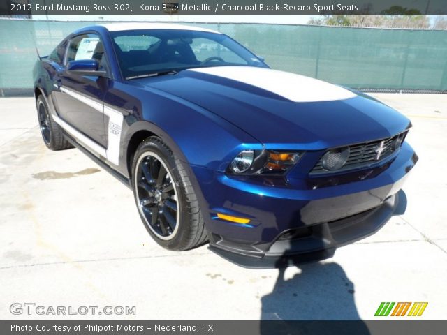 2012 Ford Mustang Boss 302 in Kona Blue Metallic