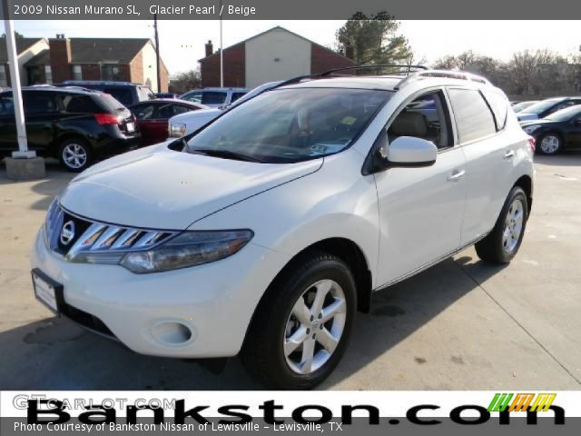 2009 Nissan Murano SL in Glacier Pearl