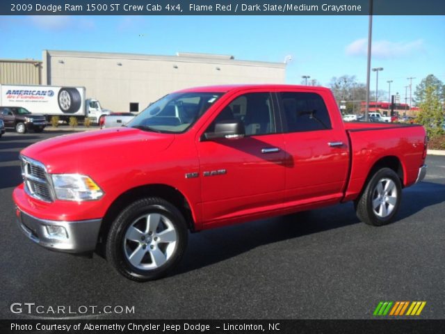 2009 Dodge Ram 1500 ST Crew Cab 4x4 in Flame Red