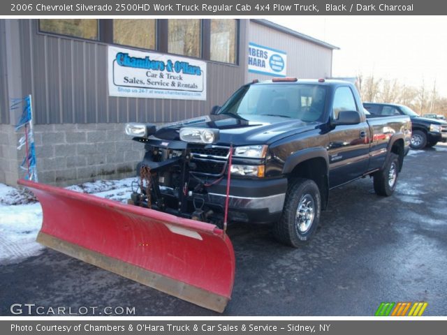 2006 Chevrolet Silverado 2500HD Work Truck Regular Cab 4x4 Plow Truck in Black