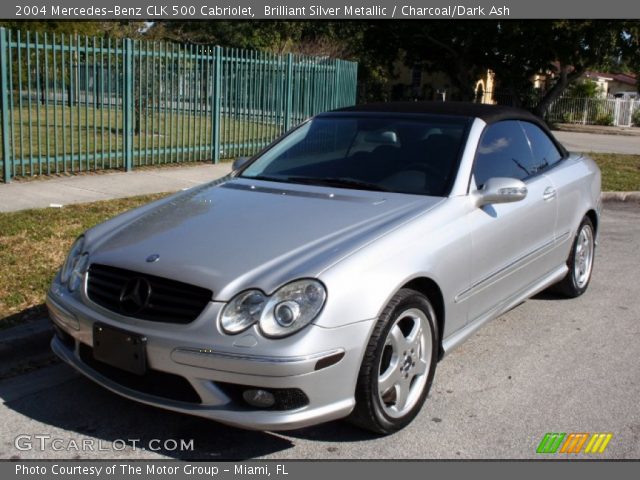 2004 Mercedes-Benz CLK 500 Cabriolet in Brilliant Silver Metallic