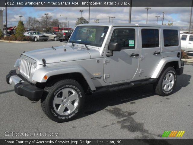 2012 Jeep Wrangler Unlimited Sahara 4x4 in Bright Silver Metallic