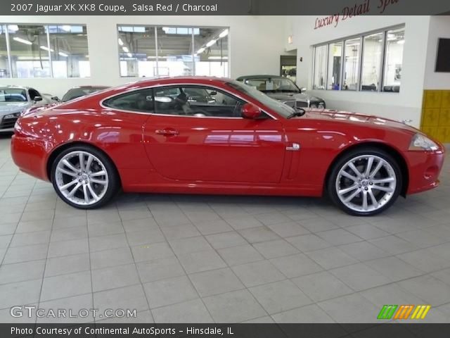 2007 Jaguar XK XK8 Coupe in Salsa Red