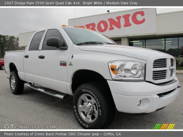 2007 Dodge Ram 3500 Sport Quad Cab 4x4 in Bright White