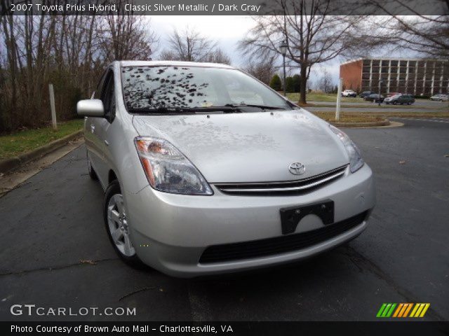 2007 Toyota Prius Hybrid in Classic Silver Metallic