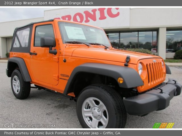 2012 Jeep Wrangler Sport 4x4 in Crush Orange