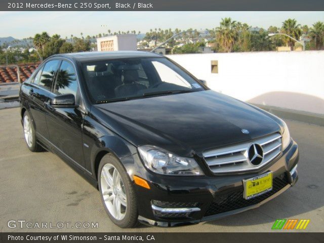 2012 Mercedes-Benz C 250 Sport in Black