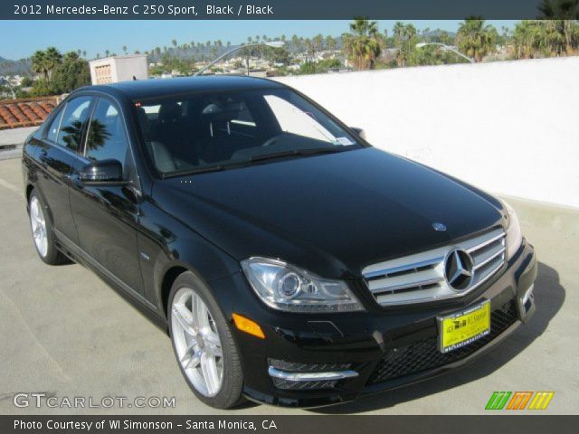 2012 Mercedes-Benz C 250 Sport in Black