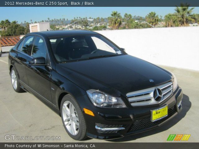 2012 Mercedes-Benz C 250 Sport in Black