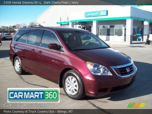 2008 Honda Odyssey EX-L in Dark Cherry Pearl