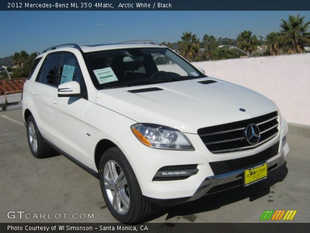 2012 Mercedes-Benz ML 350 4Matic in Arctic White