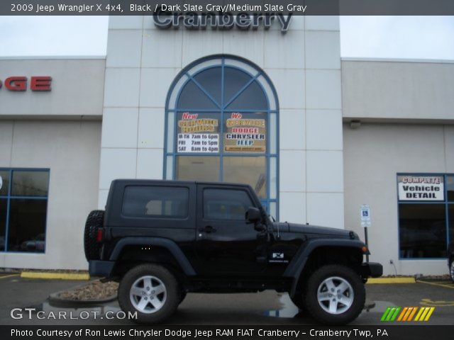 2009 Jeep Wrangler X 4x4 in Black