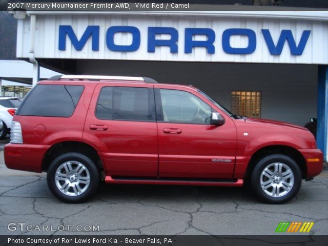 2007 Mercury Mountaineer Premier AWD in Vivid Red