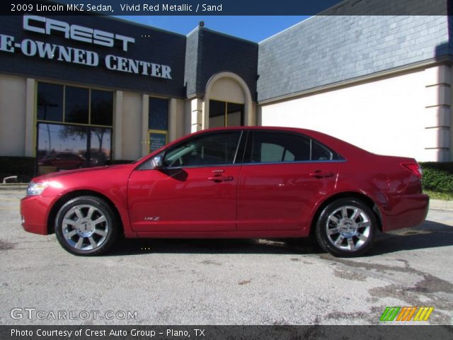 2009 Lincoln MKZ Sedan in Vivid Red Metallic