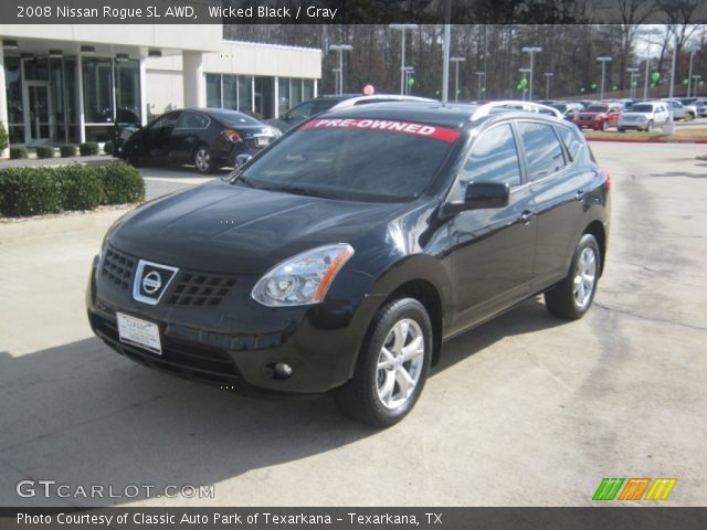 2008 Nissan Rogue SL AWD in Wicked Black