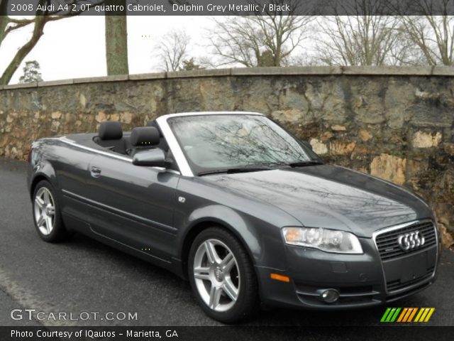 2008 Audi A4 2.0T quattro Cabriolet in Dolphin Grey Metallic