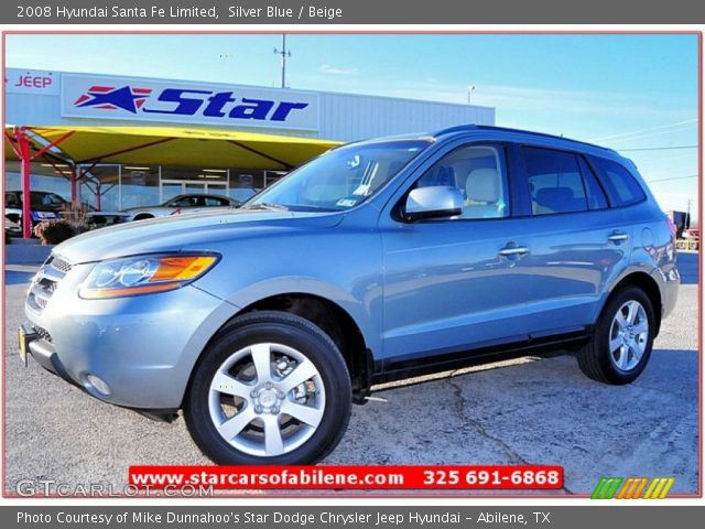 2008 Hyundai Santa Fe Limited in Silver Blue