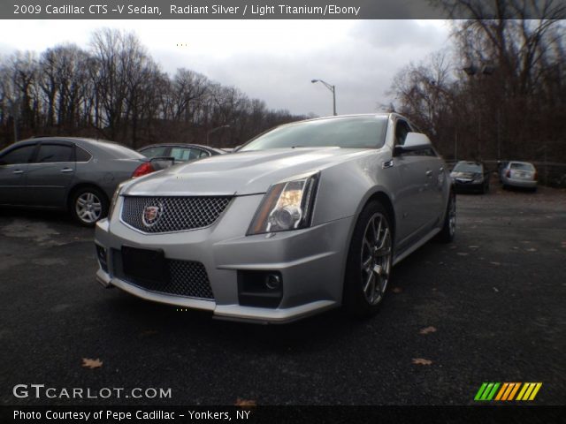 2009 Cadillac CTS -V Sedan in Radiant Silver