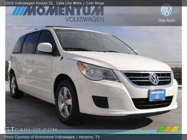 2009 Volkswagen Routan SE in Calla Lilly White